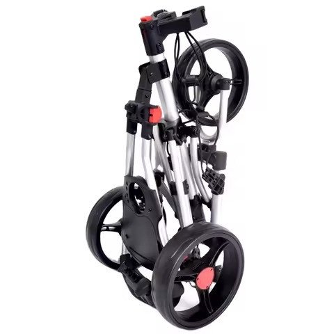 Trolley folded flat for car-boot storage