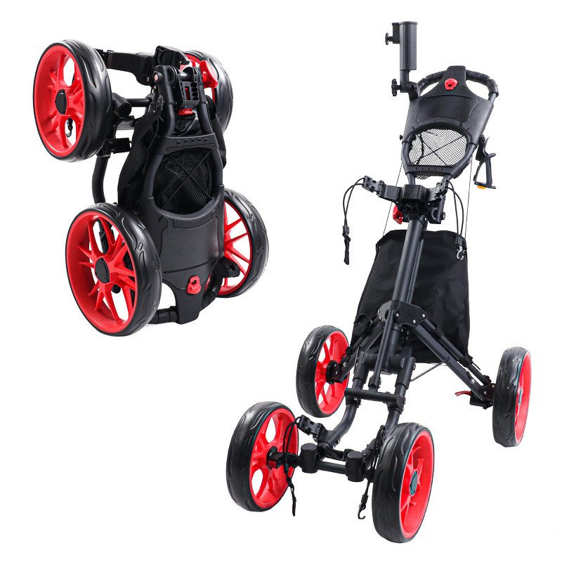 Red-wheel model folded and open