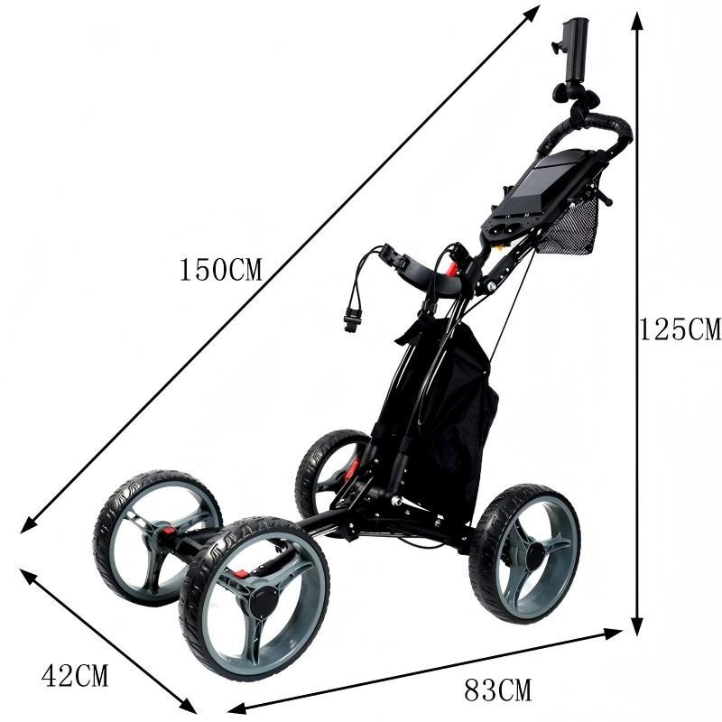Junior cart dimension sheet: 83 × 42 × 125 cm
