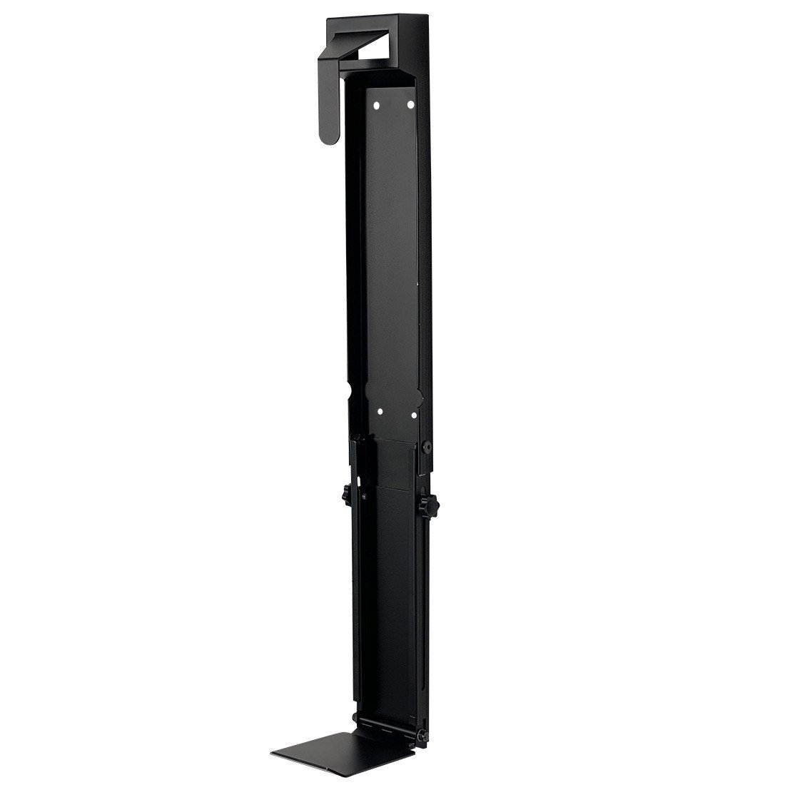 Folding steel wall bracket for hanging a golf bag